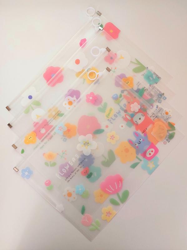 پوشه زیپی گل گلی