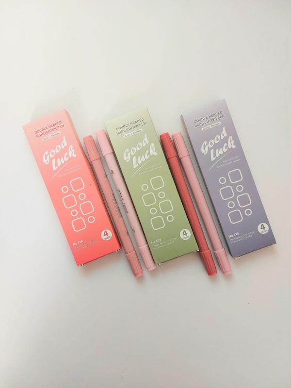 ست 4 عددی هایلایتر دوسر NIAN XIN مدل قلمی