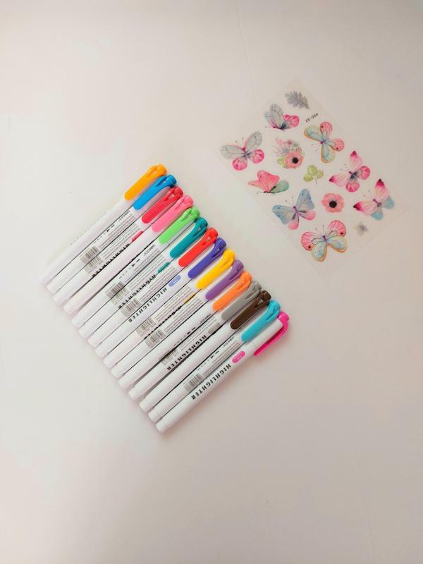 ست 15 عددی هایلایتر دو سر XIN NIAN