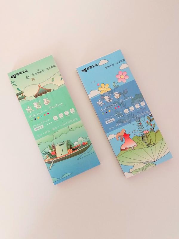 دفترچه آبرنگی بزرگسالان طرح طبیعت