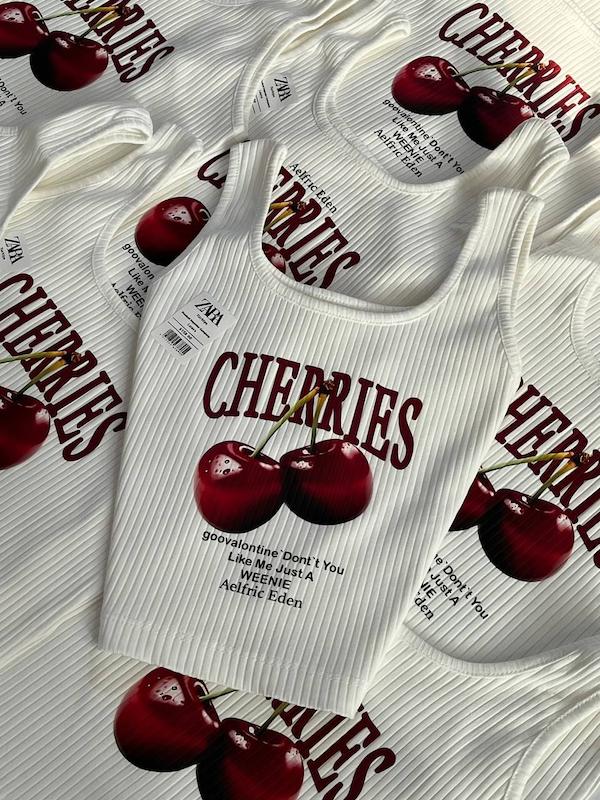 کراپ تاپ CHERRIE