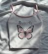 کراپ تاپ بندی BUTTERFLY