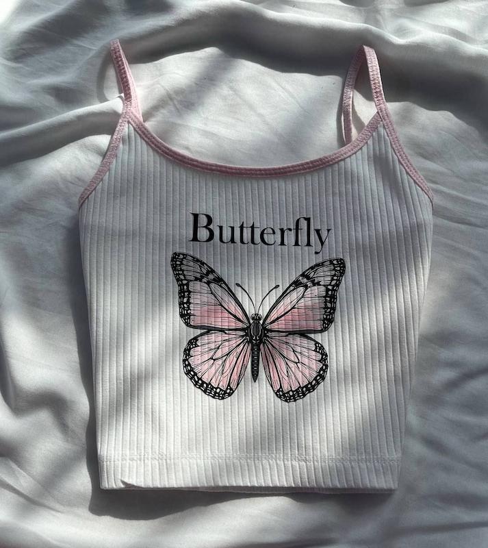 کراپ تاپ بندی BUTTERFLY