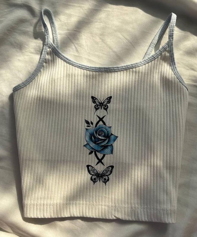 کراپ تاپ بندی FLOWER