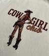 کراپ تاپ طرح Cow girl