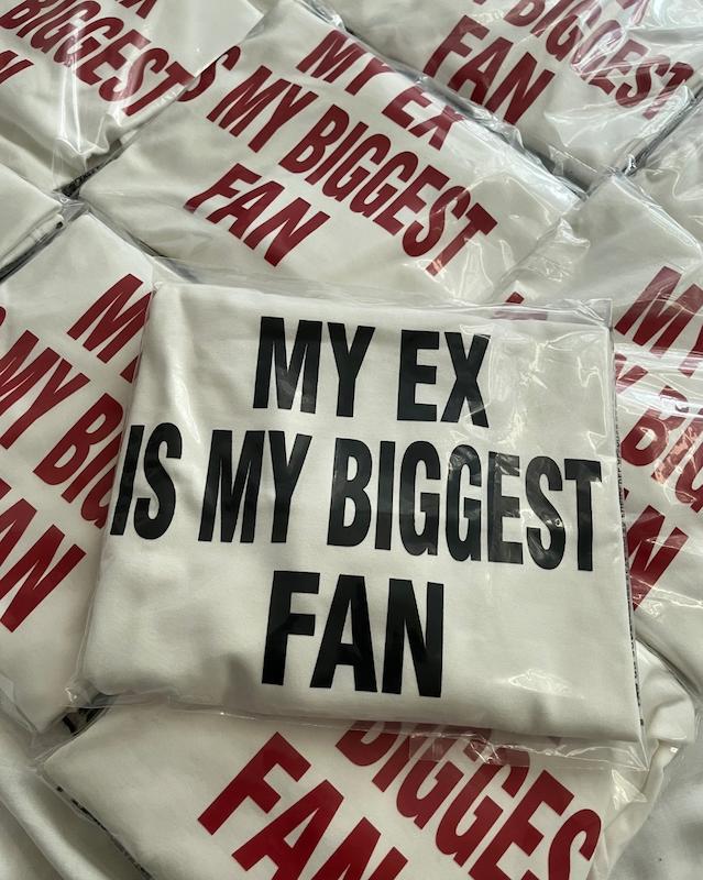 تیشرت طرح MY EX مشکی