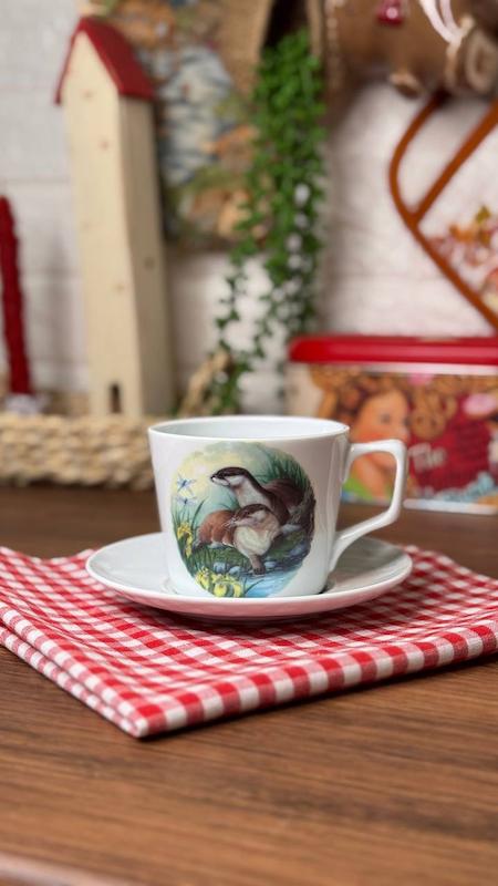 فنجان و نعلبکی سمور