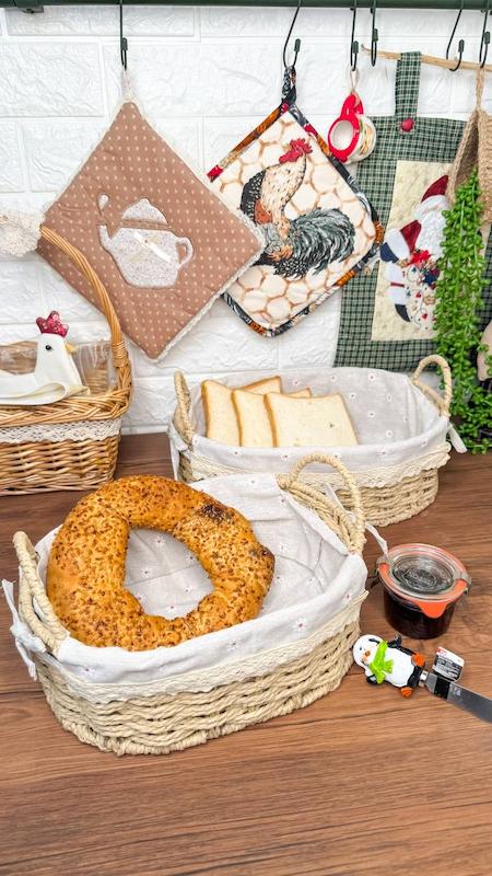 سبد حصیری بیضی