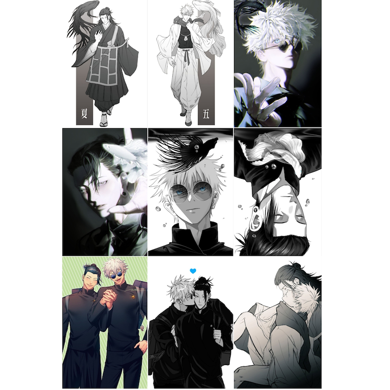 پک فوتوکارت گوجو و گتو