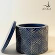 شمع طرح برگ پتینه دار