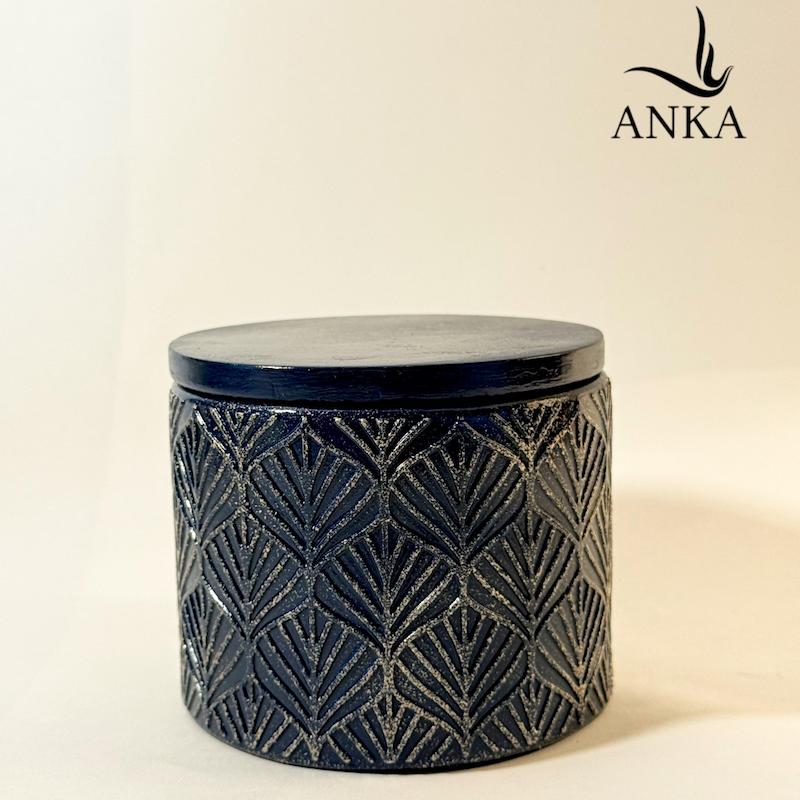شمع طرح برگ پتینه دار