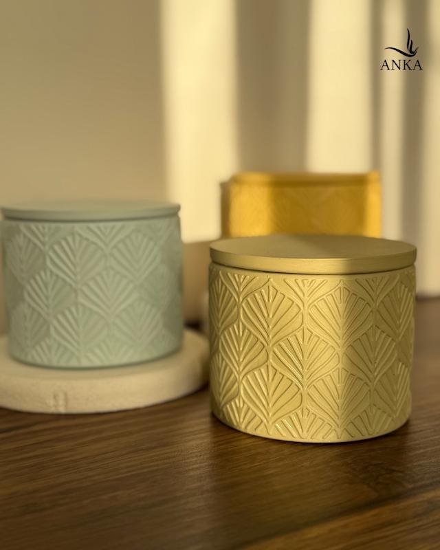 شمع طرح برگ