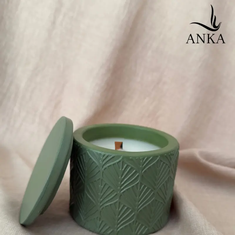 شمع طرح برگ 