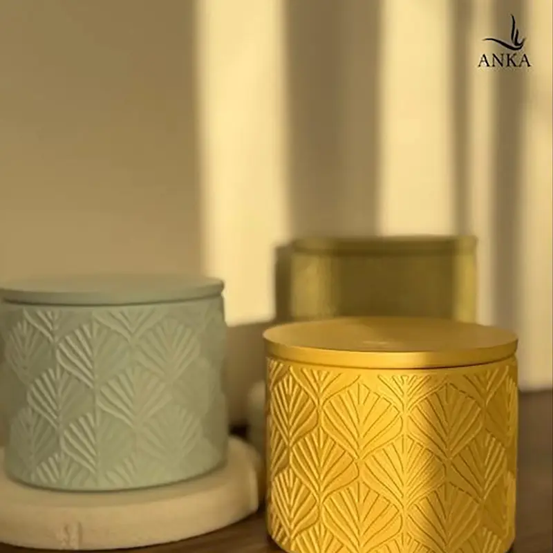 شمع طرح برگ 