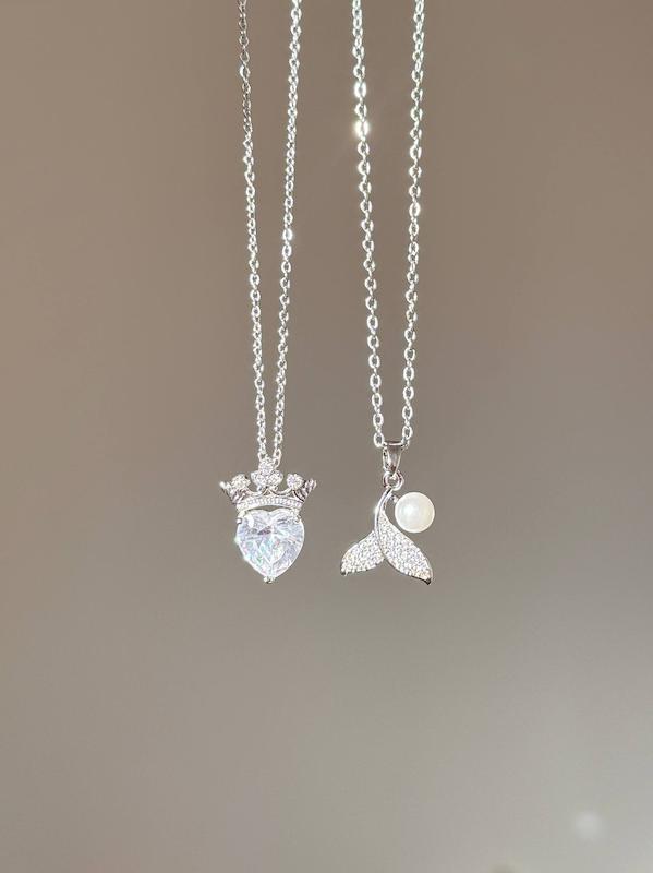 گردنبند قلب و دم وال