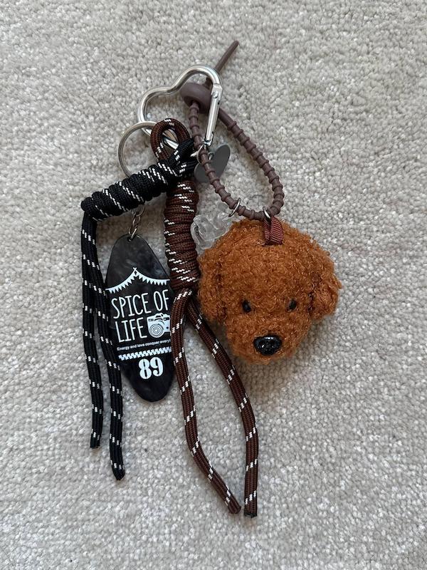 چارم بگ هاپو قهوه ایی