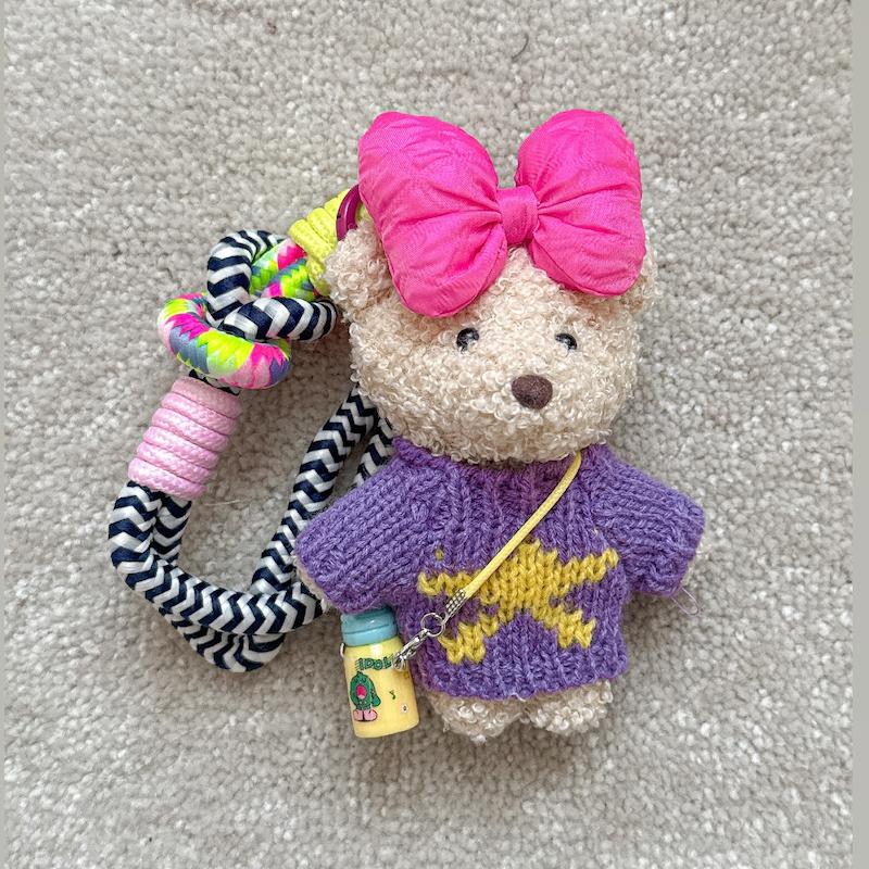 چارم هاپو پاپیونی بنفش 💜🦄