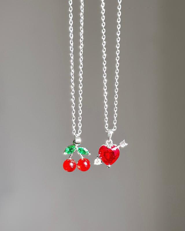 گردنبند قلب -گیلاس🍒
