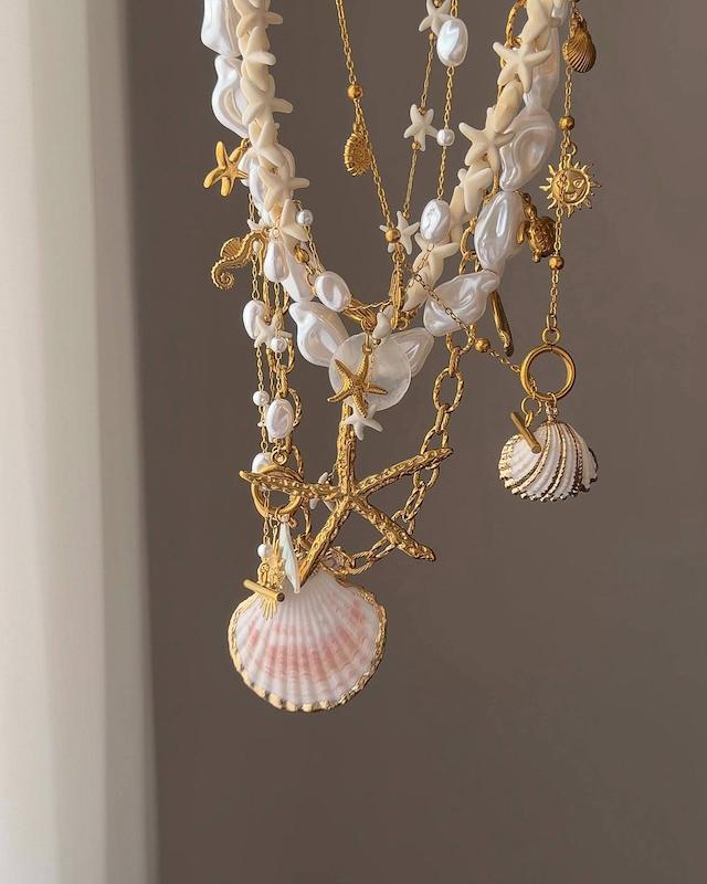 کالکشن گردنبند ستاره صدف(جدا)🐚