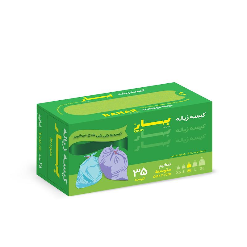 کیسه زباله متوسط جعبه‌ای