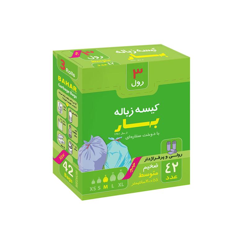 کیسه زباله سه‌رول متوسط