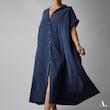 Navy Modal Flow Dress