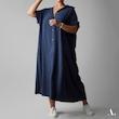 Navy Modal Flow Dress