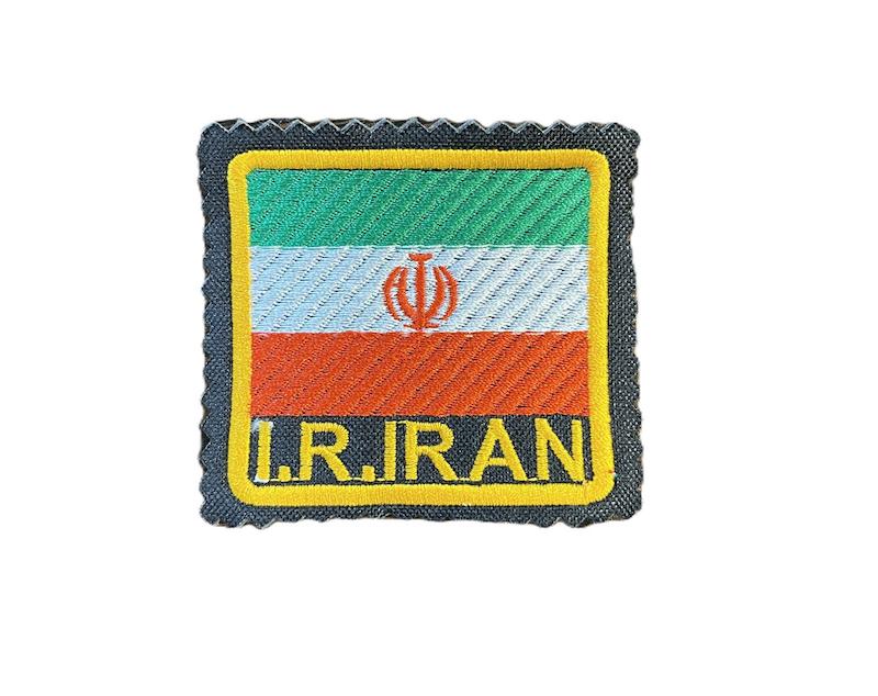 آرم بازو گلدوزی پرچم ایران کد 002