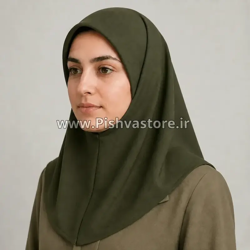 مقنعه سبز انتظامی