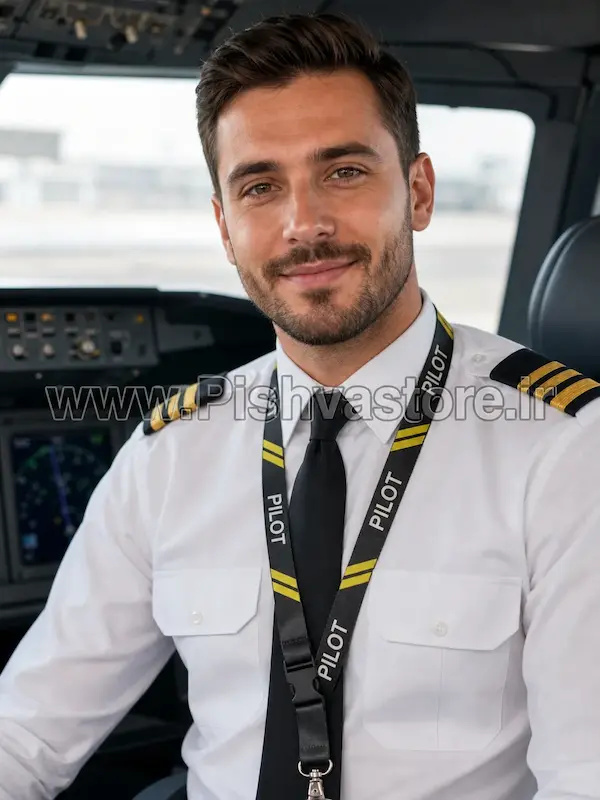 بند آویز کارت (لنیارد) pilot lanyard (2خط)