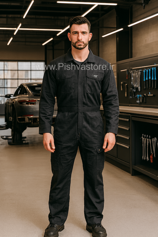 لباس کار یک سره کتان پاکستانی