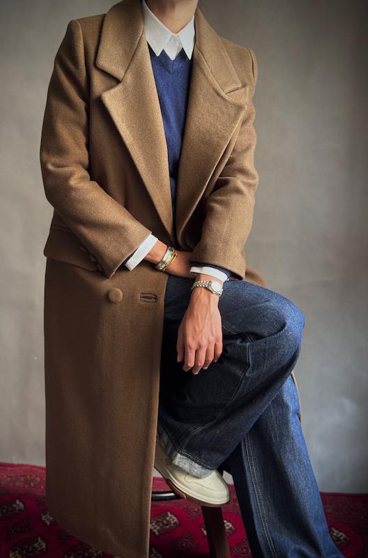 پالتو زیتونی بلند کاپیتان 