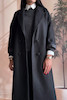 پالتو اوور یقه بلیزر مشکی بلند 