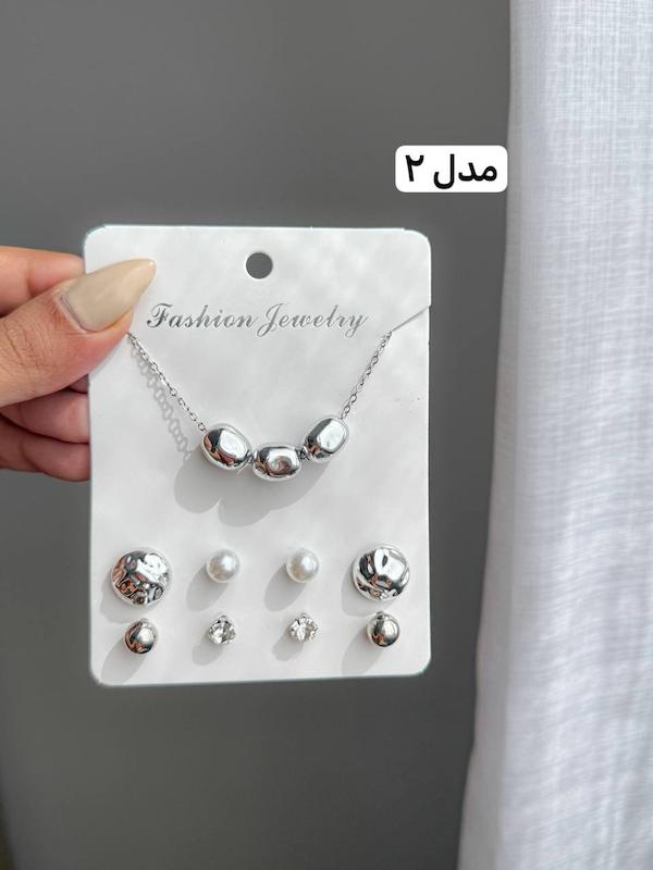 پک گردنبند گوشواره ( ۵ مدل ورق بزنید )