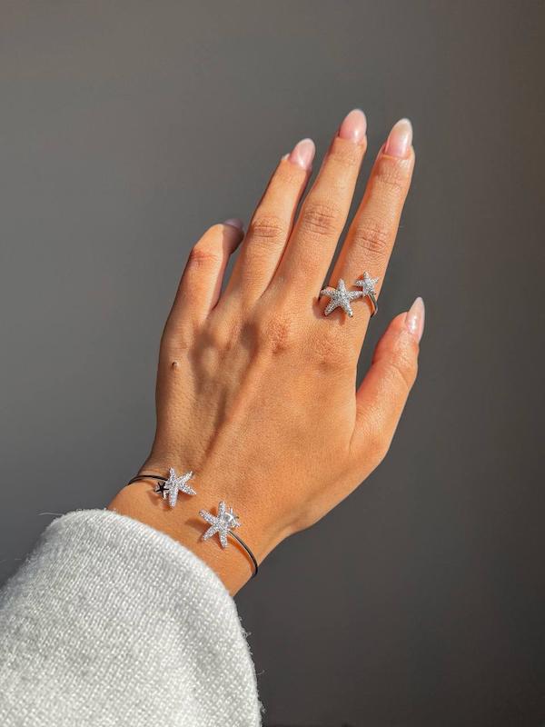 بنگل و انگشتر ستاره دریایی ( جدا جدا )