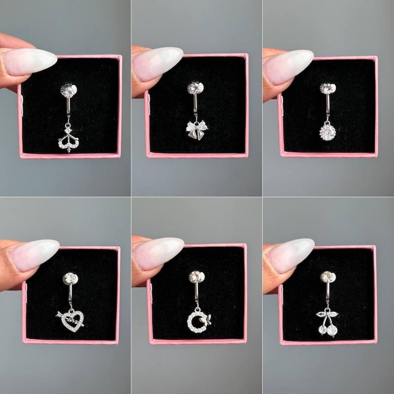 پیرسینگ فیک ناف ۲