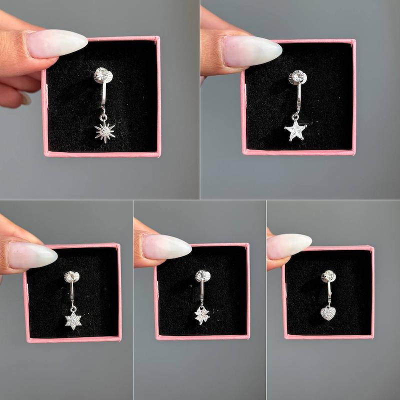 پیرسینگ فیک ناف ۴