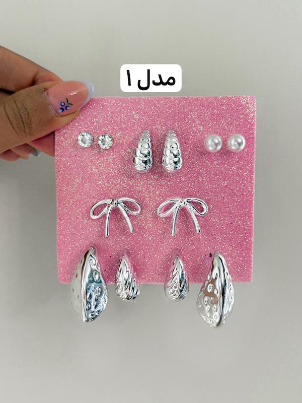 پک گوشواره پاپیون ( ۴ مدل ورق بزنید )
