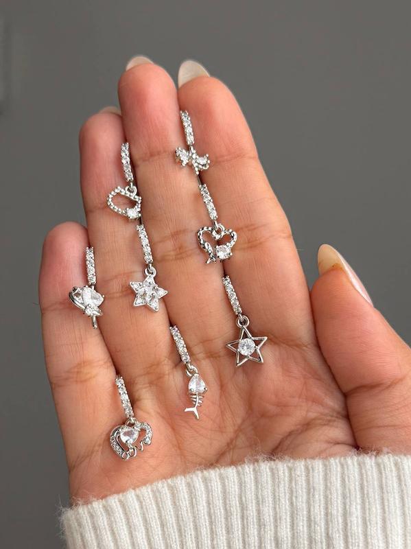 گوشواره حلقه ای ( تک هستند توضیحات مطالعه شود )
