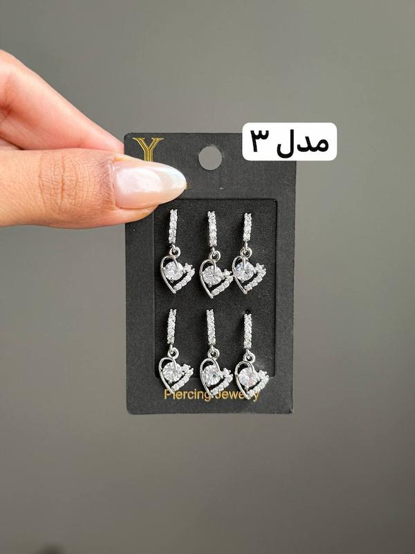 گوشواره حلقه ای ( تک هستند توضیحات مطالعه شود )