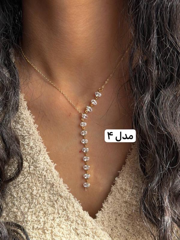 گردنبند مولتی کالر طلایی