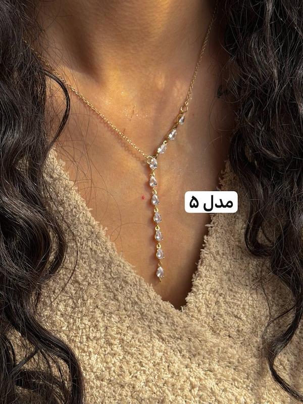 گردنبند مولتی کالر طلایی