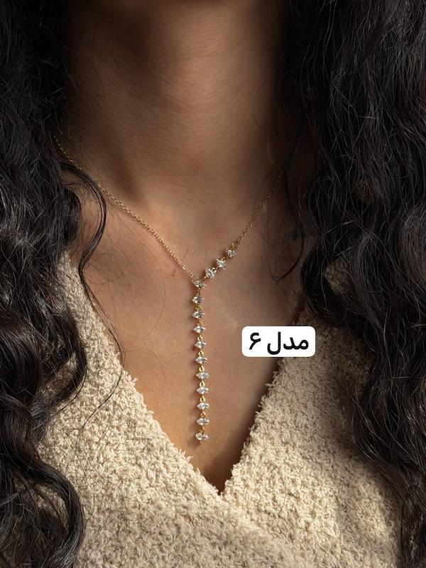 گردنبند مولتی کالر طلایی