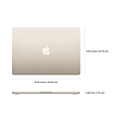 مک بوک ایر 15 اینچ 2023 | MacBook Air 15 inch M2 8C-10C - ظرفیت 256/8 گیگ - مدل MQKP3 ، MQKR3 ، MQKW3 ، MQKU3