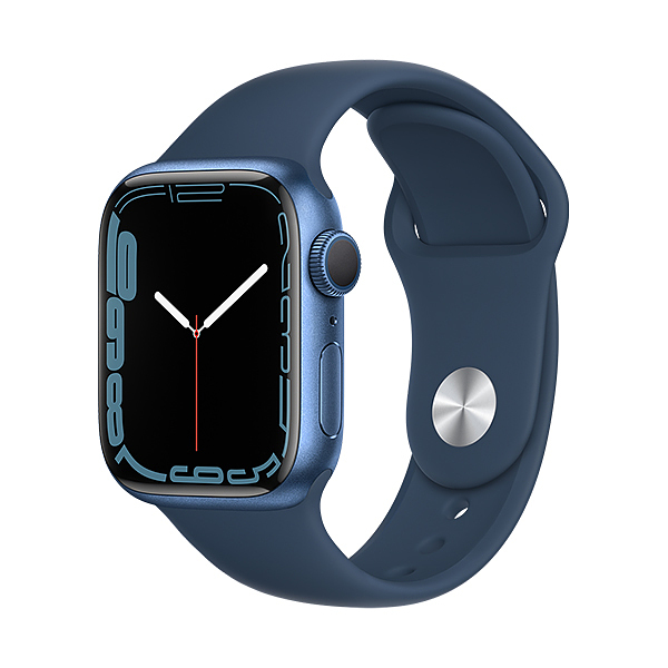 اپل واچ سری 7 آلومینیوم آبی با بند ابیس بلو | Apple Watch Series 7 Aluminum-Abyss Blue