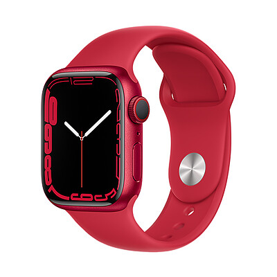 اپل واچ سری 7 آلومینیوم قرمز با بند قرمز | Apple Watch Series 7 Aluminum-Red