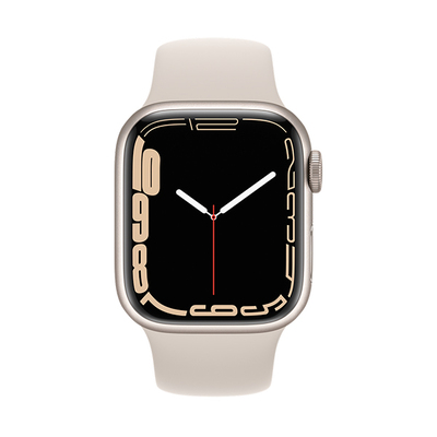 اپل واچ سری 7 آلومینیوم استارلایت با بند استارلایت | Apple Watch Series 7 Aluminum-Starlight