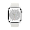 اپل واچ سری 8 آلومینیوم سیلور با بند سفید | Apple Watch Series 8 Aluminum-White