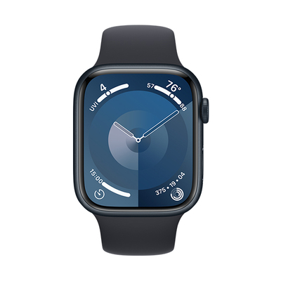 اپل واچ سری 9 آلومینیوم میدنایت با بند میدنایت | Apple Watch Series 9 Aluminum-Midnight