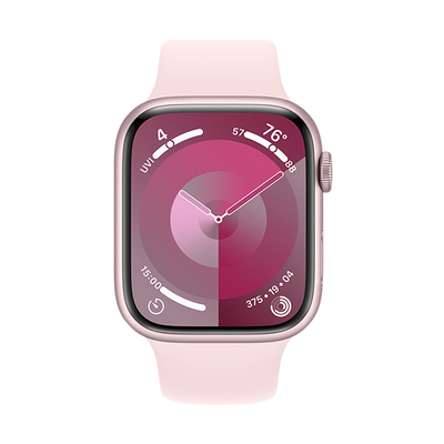 اپل واچ سری 9 آلومینیوم صورتی با بند صورتی | Apple Watch Series 9 Aluminum-Pink